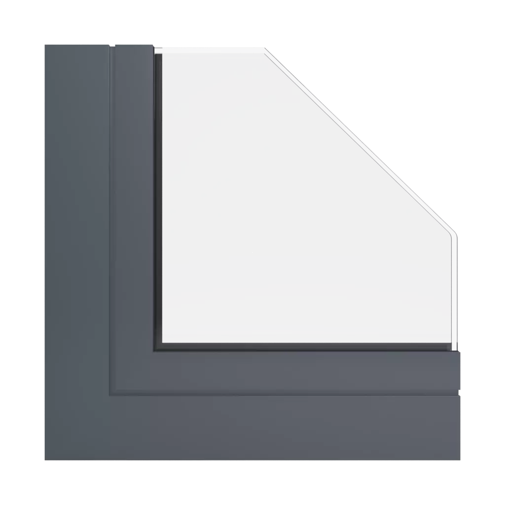 RAL 7015 Slate grey windows window-profiles ponzio pe78n