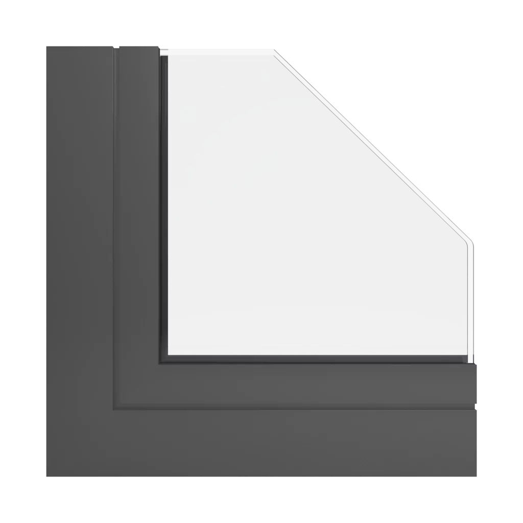 RAL 7022 Umbra grey windows window-color aluprof-colors 