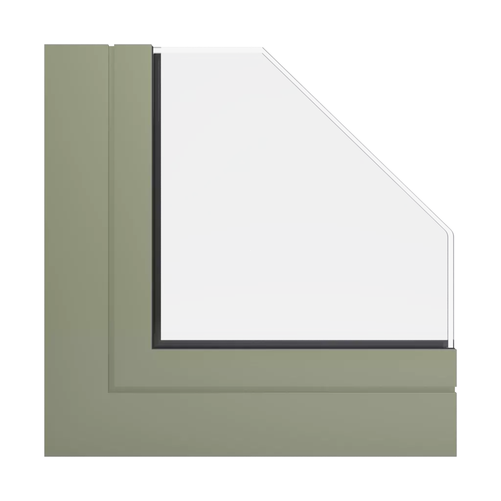 RAL 7034 Yellow grey windows window-color aluprof-colors 