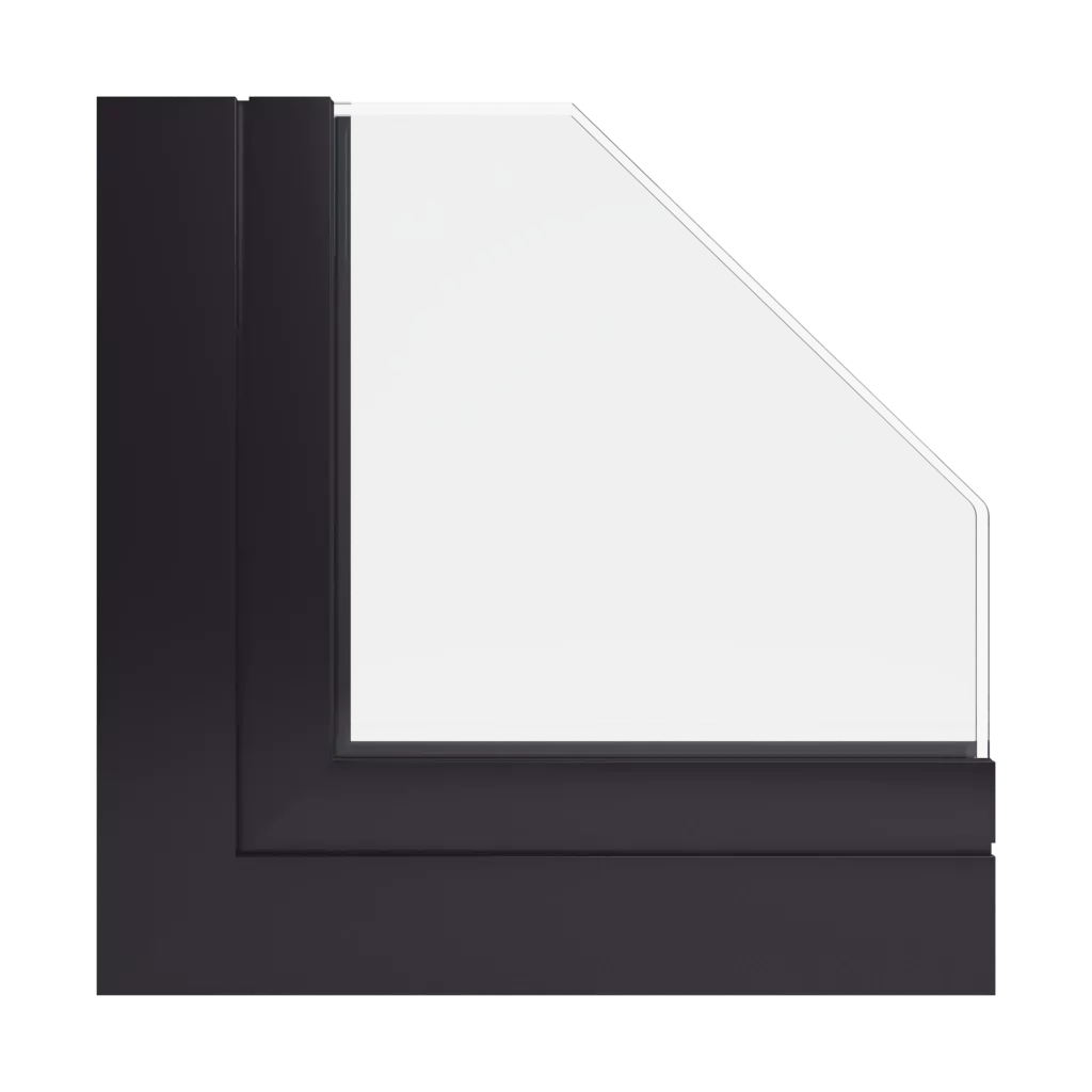 RAL 8022 Black brown windows window-color aliplast-colors 