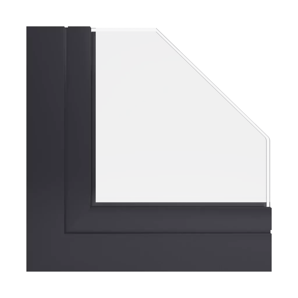 RAL 9004 Signal black windows window-color aluprof-colors 