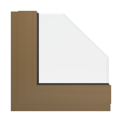 RAL 1036 Pearl gold windows window-color aluminum-ral ral-1036-pearl-gold interior