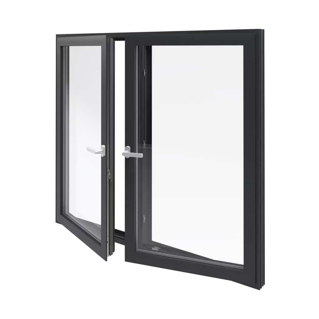 Aluminum windows windows window-profiles ponzio pe68-hi