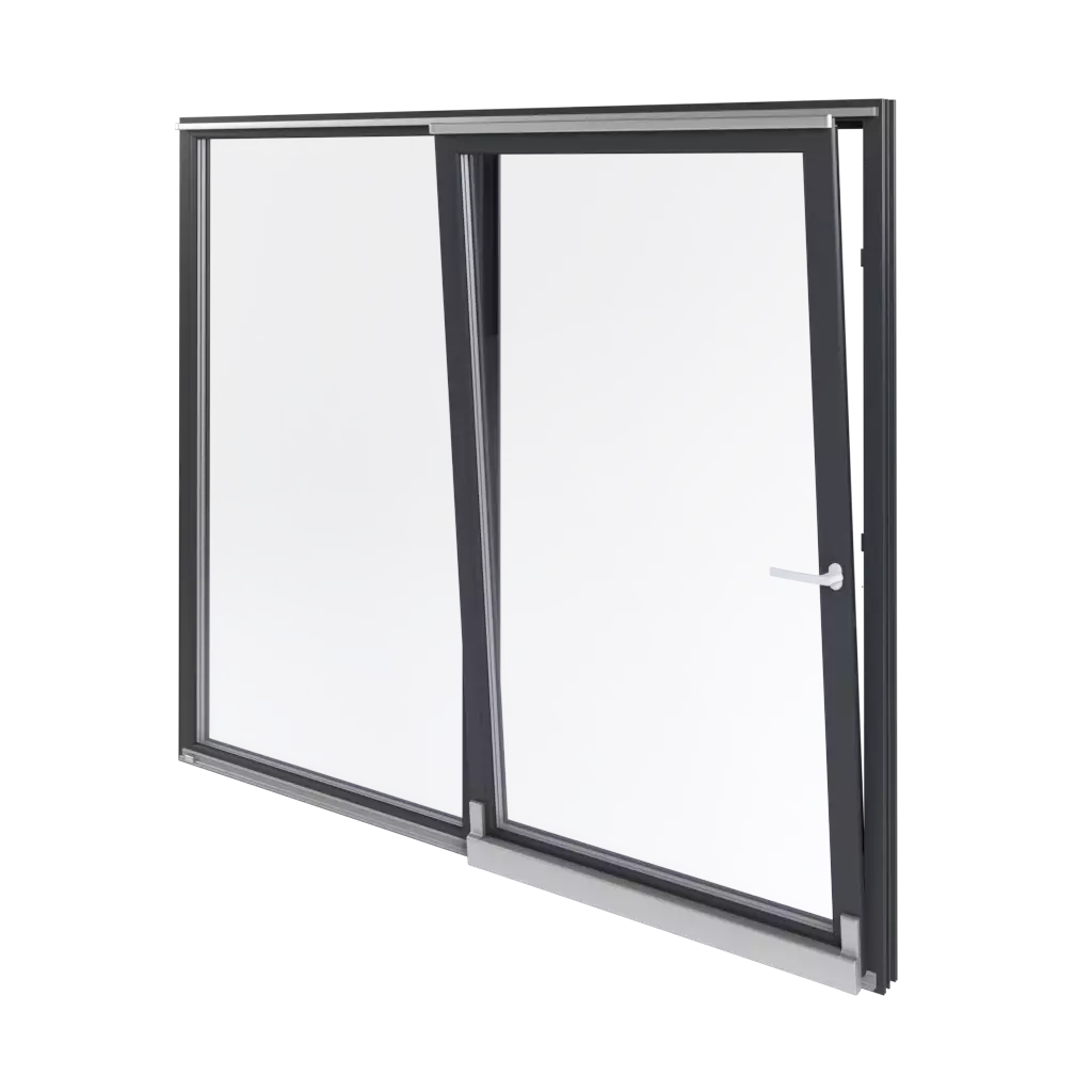 PSK Balcony tilt-and-slide windows window-profiles aluplast ideal-4000