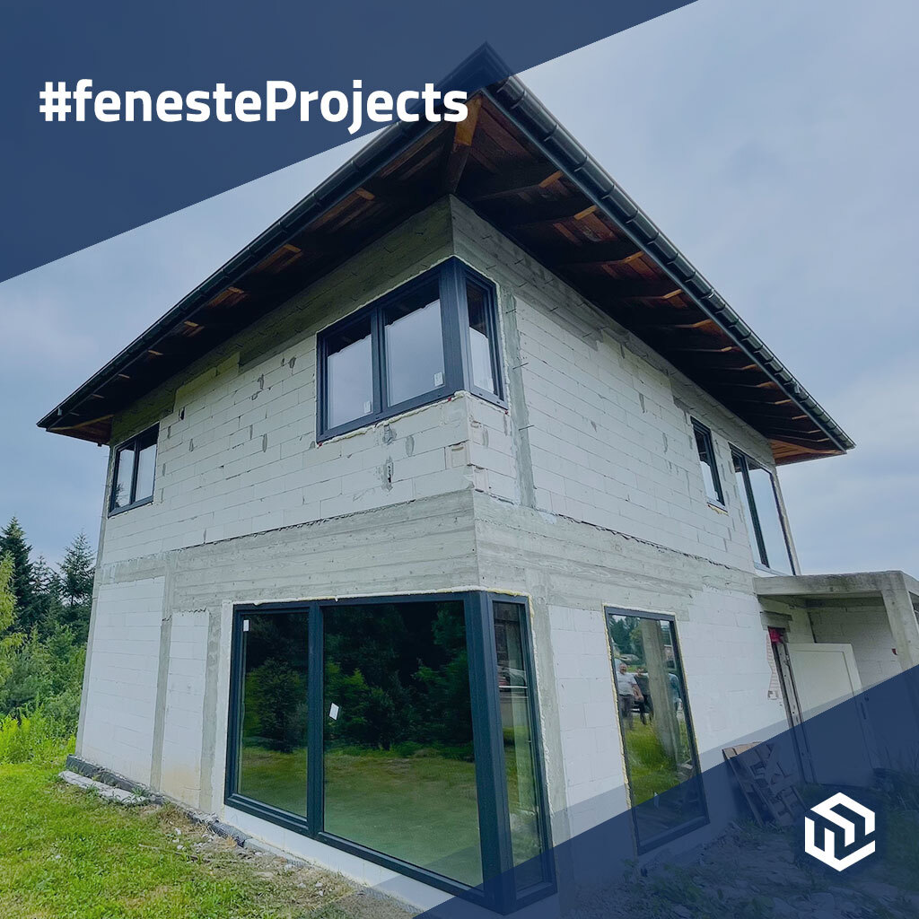 A modern single-family house outside the city      